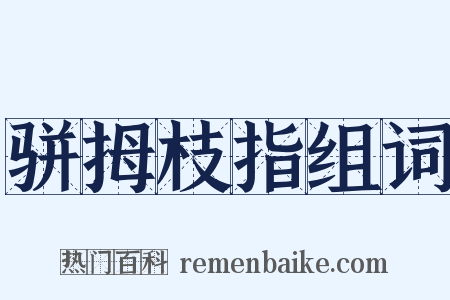 骈拇枝指组词是什么意思的图片